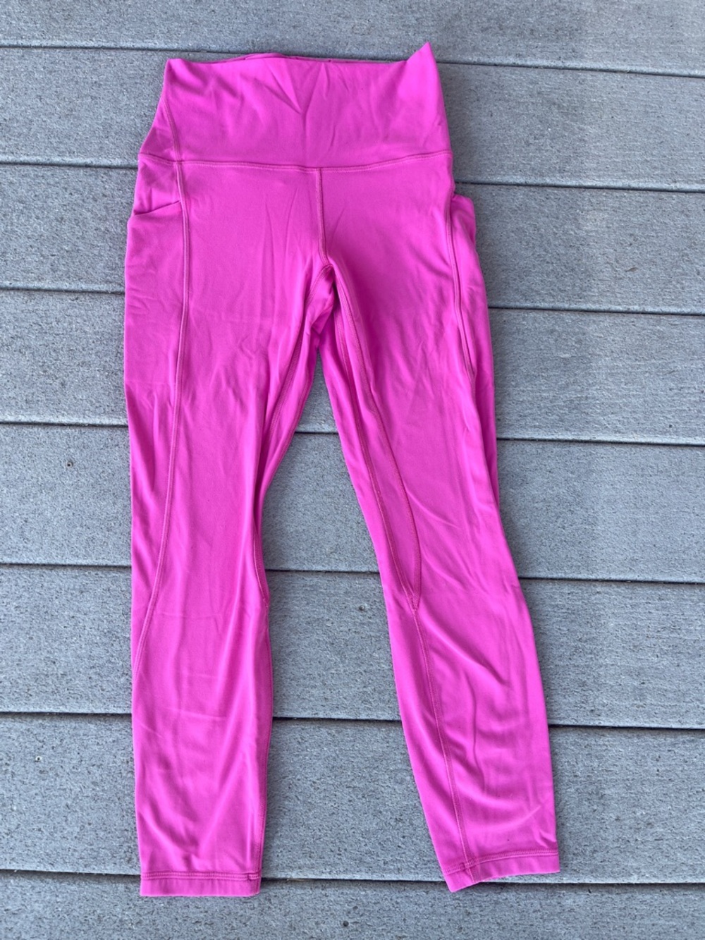 lululemon athletica Bright Pink High-Waist Leggings